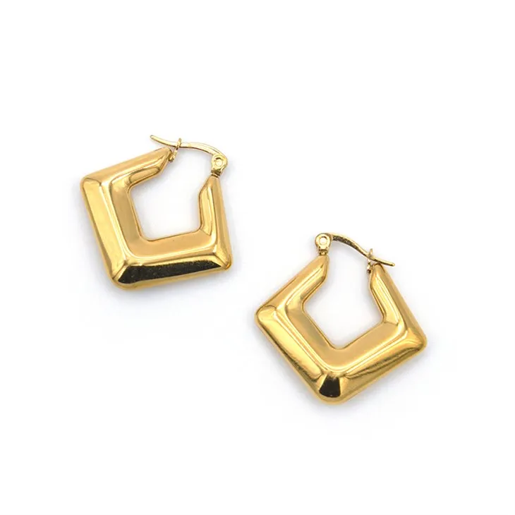 Hoa tai vòng vàng hình thoi