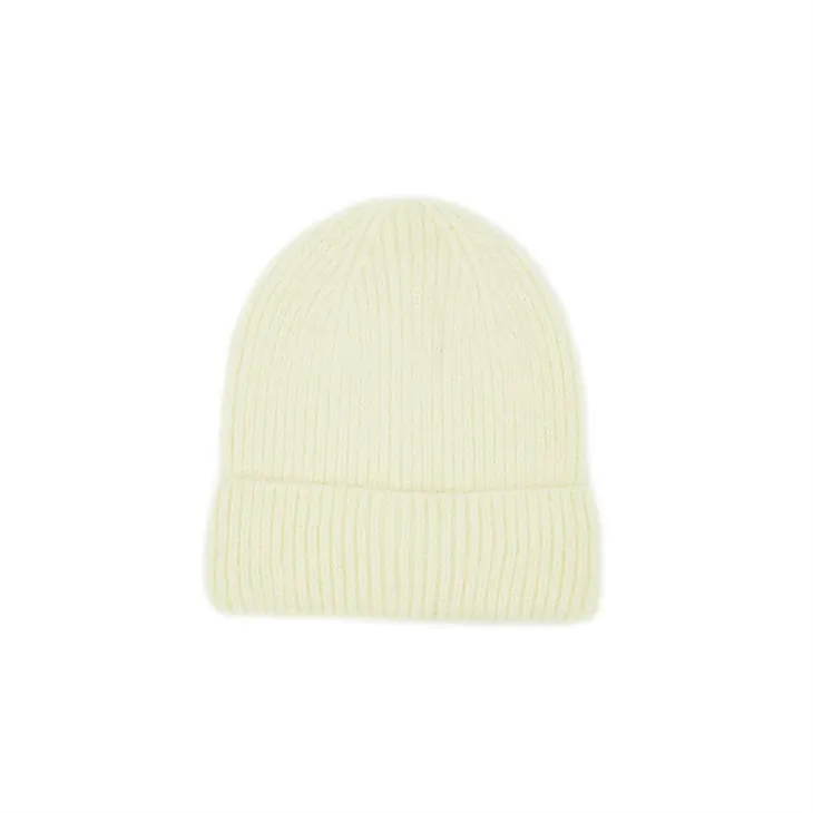 Mũ len nylon trắng